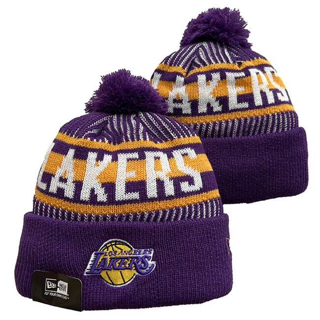 Los Angeles Lakers Knit Hats 0093
